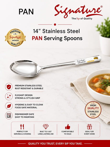NOSKU-14-Stainless-Steel-PAN-Serving-Spoons