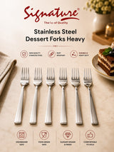 NOSKU-Stainless-Steel-Dessert-Forks-Heavy