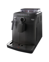 Gaggia Naviglio Black bean to cup coffee machine, front view on a plain background