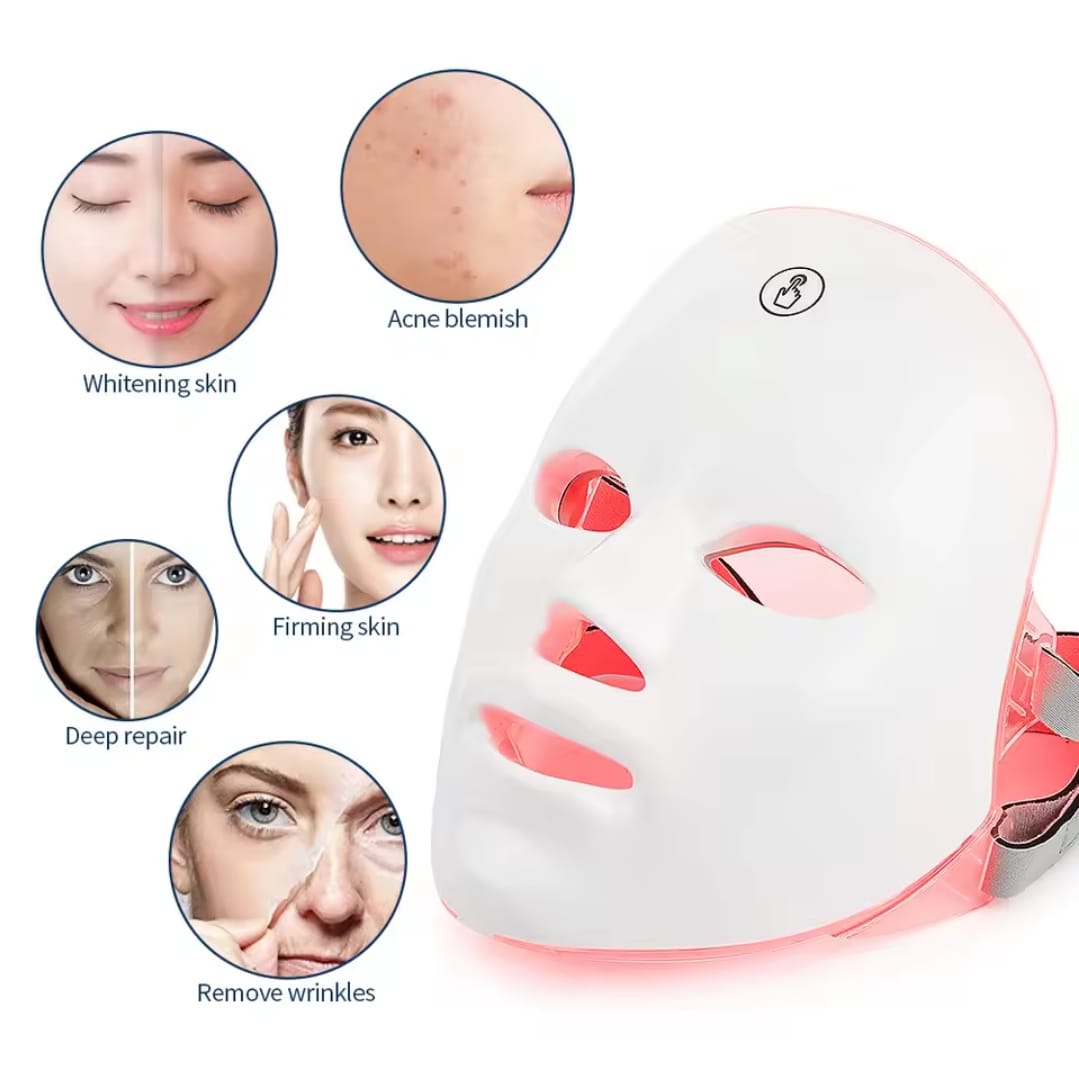 Original Wireless Rechargeable FaciaI LED Mask Red Light