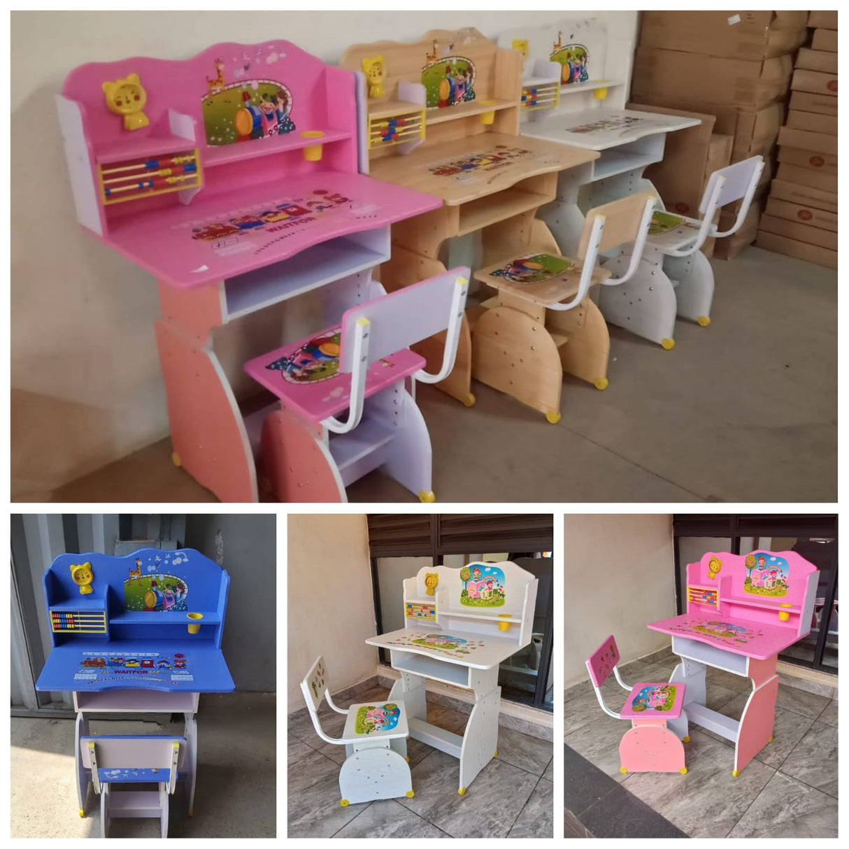 Adjustable Height Kids Study Desk