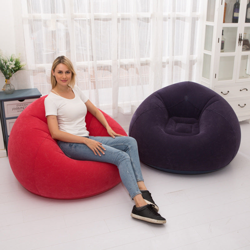 Lazy Inflatable Sofa Seat Inflatablke Bean Bag With Pump