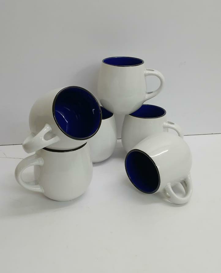 Ceramic Coffee Mug Cute Creative Gourd Handle Mug Design for Office and Home