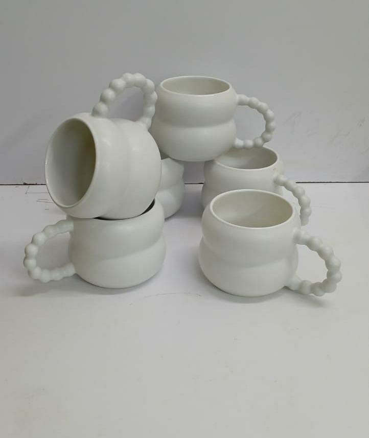 Ceramic Coffee Mug Cute Creative Gourd Handle Mug Design for Office and Home