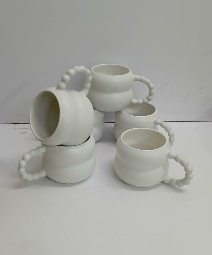 Ceramic Coffee Mug Cute Creative Gourd Handle Mug Design for Office and Home