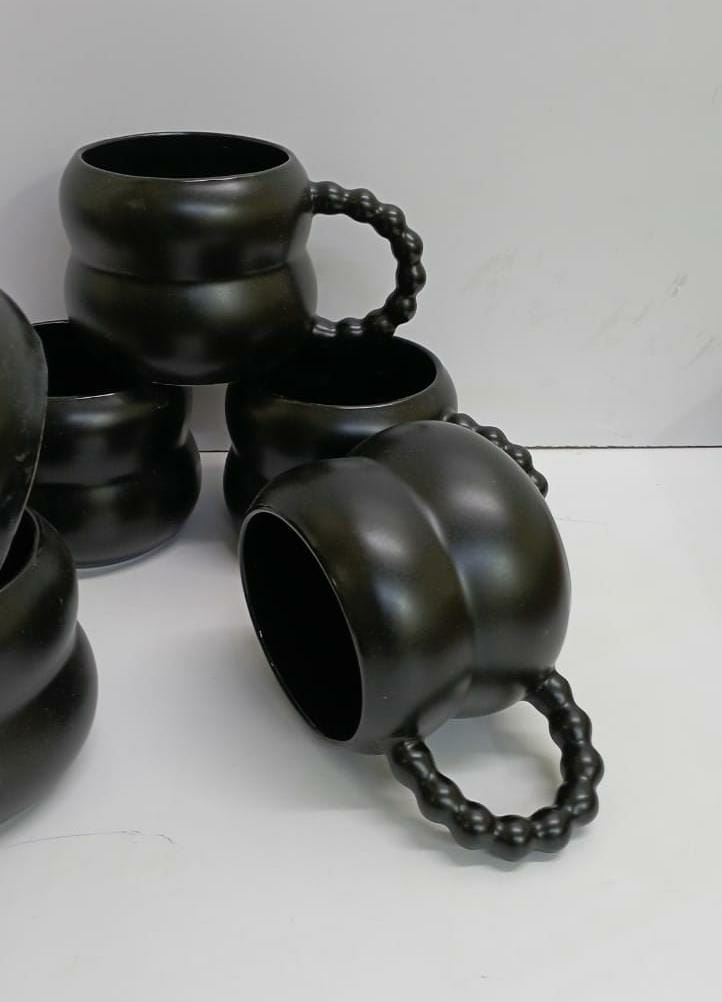 Ceramic Coffee Mug Cute Creative Gourd Handle Mug Design for Office and Home