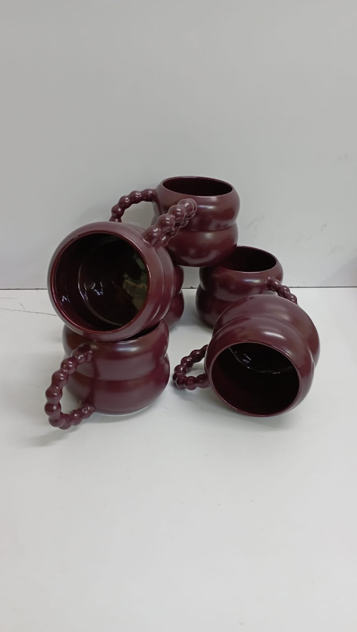 Ceramic Coffee Mug Cute Creative Gourd Handle Mug Design for Office and Home