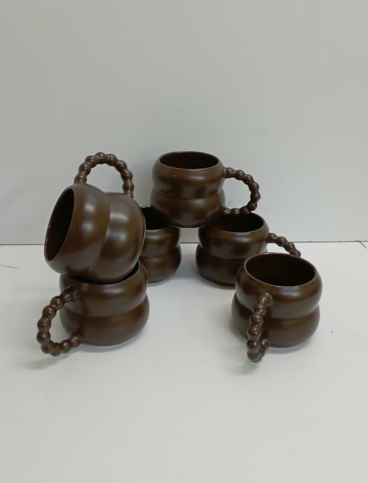 Ceramic Coffee Mug Cute Creative Gourd Handle Mug Design for Office and Home