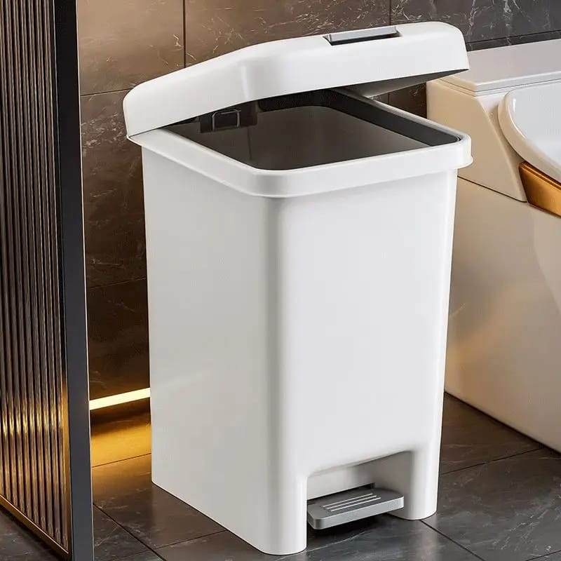 Pedal Push Trash Can Dustbin