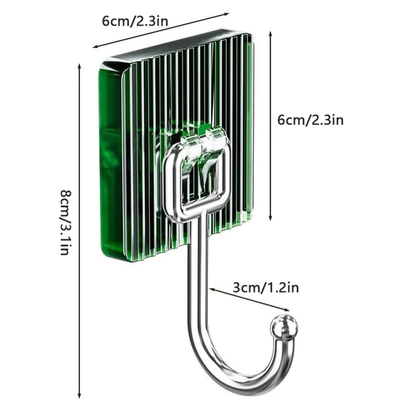 Luxury Design Wall Hook With Strong Adhesive Punch-free