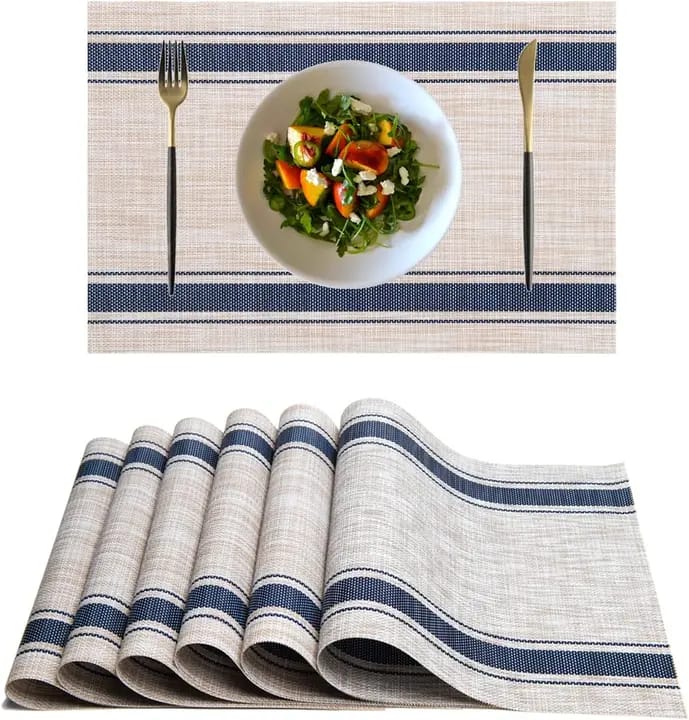 6PCS Table mats Placemats Set
