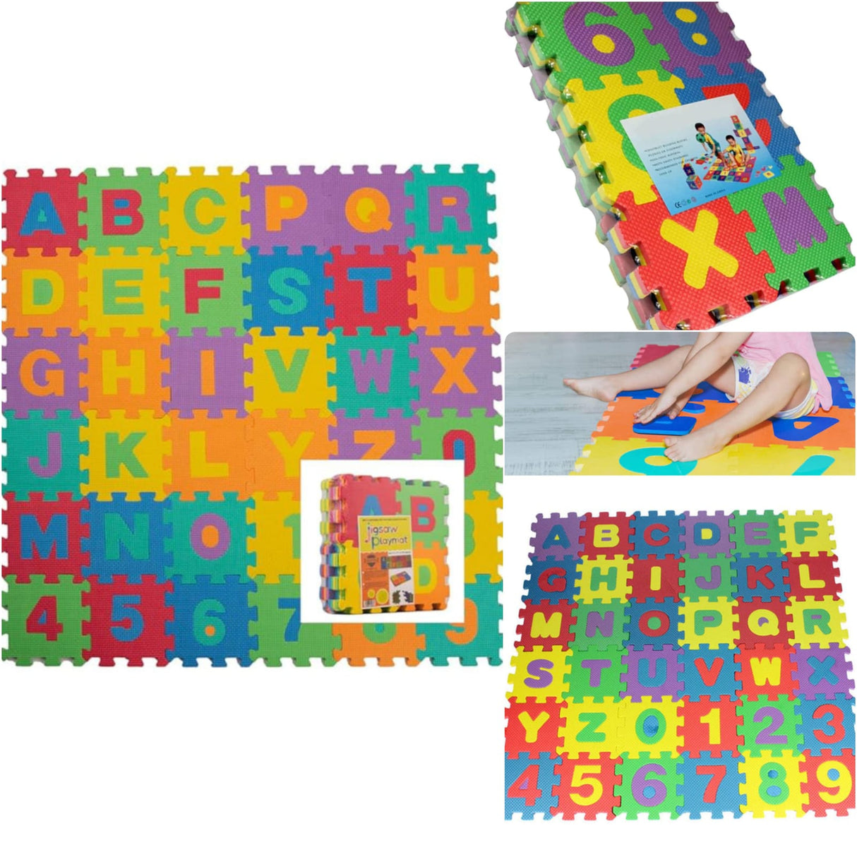 Alphabet and Puzzle Play Mat