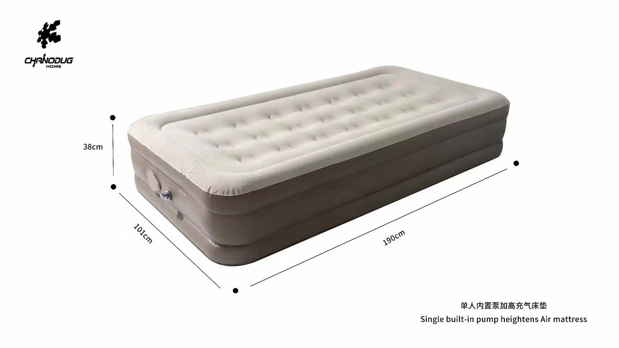 Inflatable Queen Size Airbed Air Mattress with in built Pump