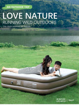 Inflatable Queen Size Airbed Air Mattress with in built Pump