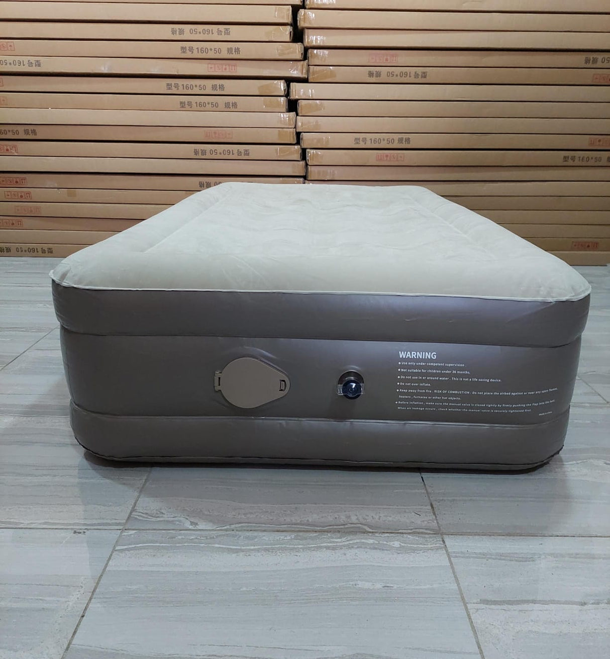 Inflatable Queen Size Airbed Air Mattress with in built Pump