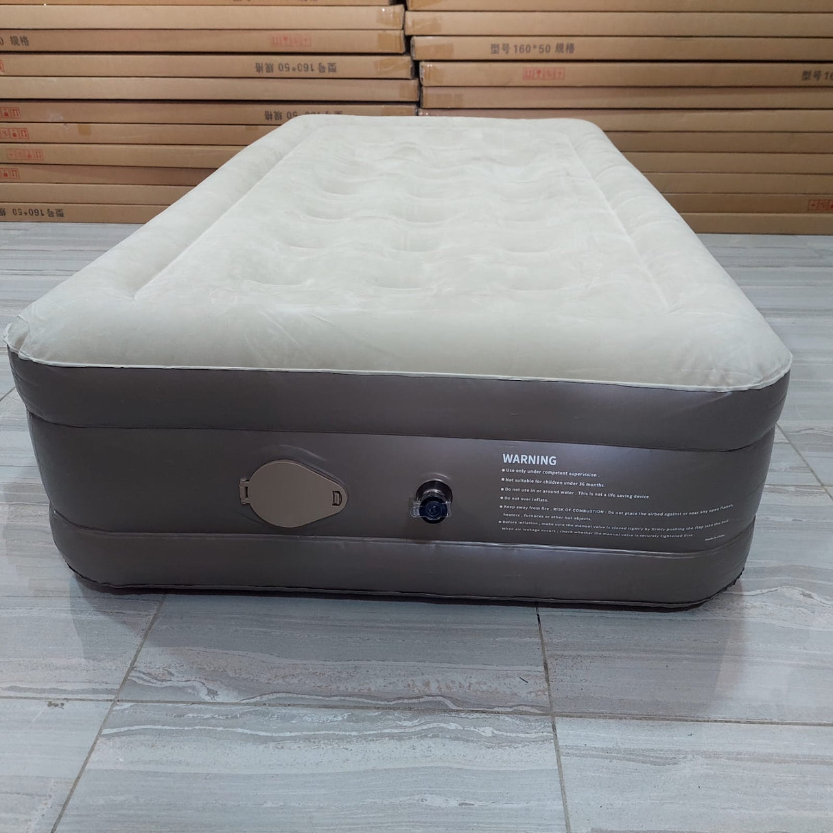 Inflatable Queen Size Airbed Air Mattress with in built Pump