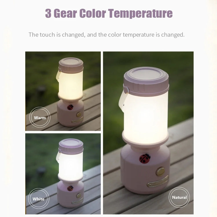 Rechargeable Ladybird Decorative Bed side, Reading Lamp Kids Night Light