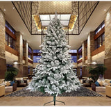 Snow Flocked Christmas Tree