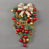 Christmas Red wreath front door hanging