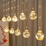 10pcs Christmas wish ball LED &nbsp;Garland curtain light