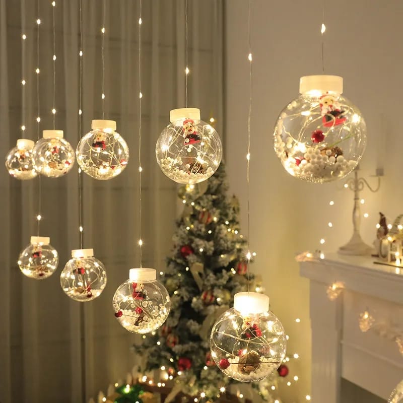 10pcs Christmas wish ball LED &nbsp;Garland curtain light