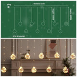 10pcs Christmas wish ball LED &nbsp;Garland curtain light