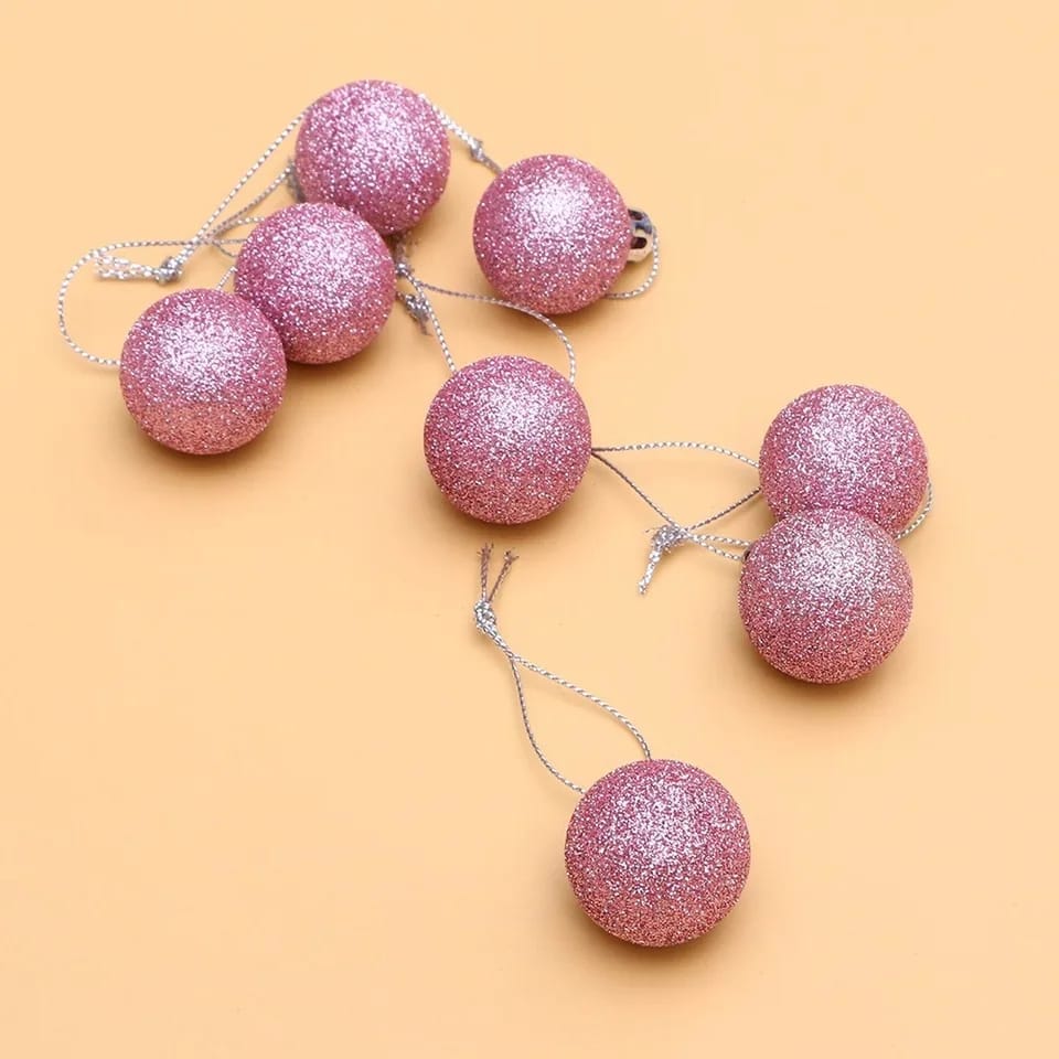 24pcs Christmas Tree Ornaments with 3-6cm Balls