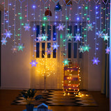 4M LED Christmas curtain light garland decorations