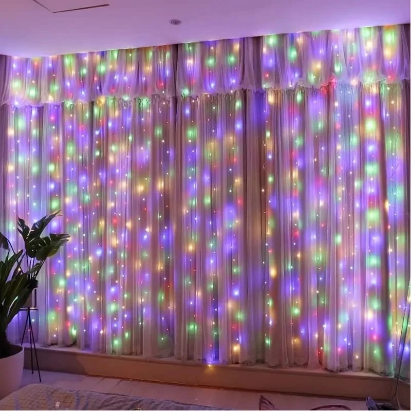 3M×3M CURTAIN LIGHTS WITH REMOTE