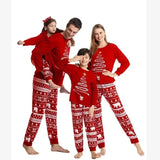 New Family Red matching Christmas pajamas outfit