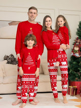 New Family Red matching Christmas pajamas outfit