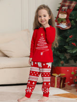 New Family Red matching Christmas pajamas outfit