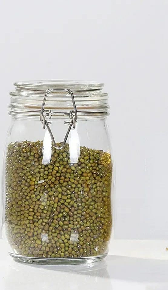 Air Tight Glass Clip Top Jars 1.8L