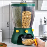 Partitioned Rotating Cereal Dispenser