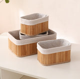 4pc set Wicker Organizing baskets