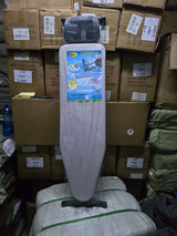 Metallic Frame Fabric Covered Ironing Board