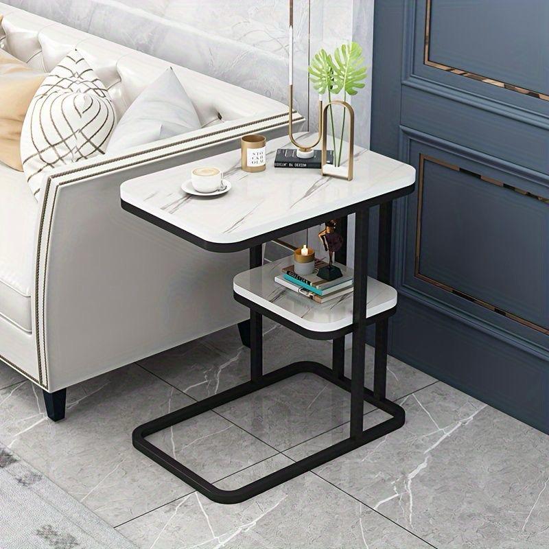 Living Room Sofa Side Table Luxury Square Small Side Table Side Cabinet, Coffee Table Removable Corner Table Small Bedside Tables