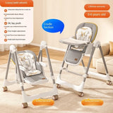 Multi-Functional Baby Feeding Chair with Swing, Recline & Wheels | Convertible High Chair