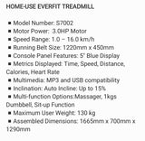 Home Use EverFit Treadmill