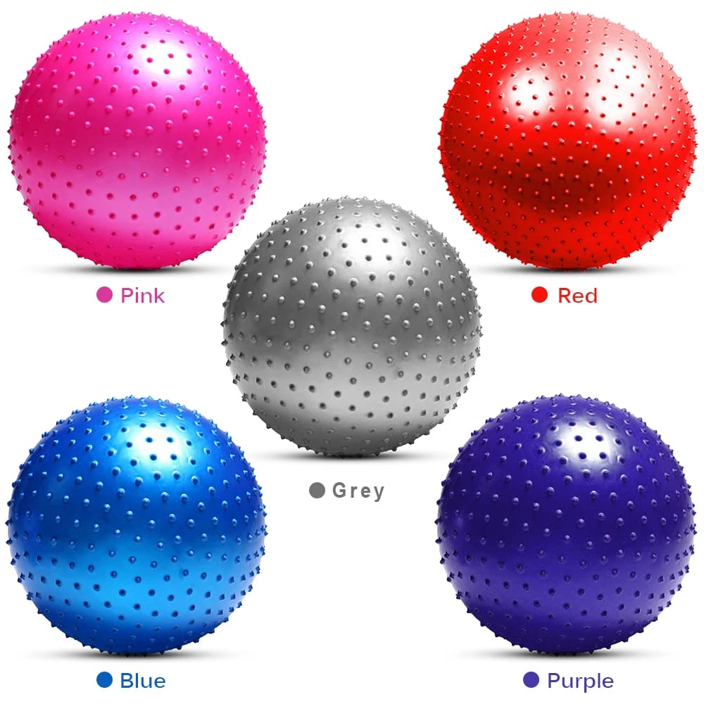 *Spike Gym Ball Large Sensory Ball Fitness Anti Burst Slip Resistant Yoga Exercise Balls