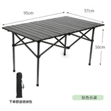 Folding Table and 4 Heavy-Duty Chairs Set – Portable Outdoor Dining & Camping Garden Furniture