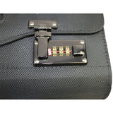 Rolling 17” Laptop Briefcase with Wheels Pilot Attache Legal Case (Black)