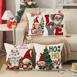 New Design Trendy Christmas Pillow Cases 2025 45cm x 45cm Festive Cushion Covers  Holiday Season Home Decor for Sofa, Bed & Living Room