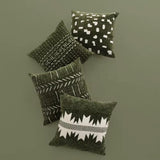 Decorative Throw Pillow Covers 45x45cm Soft Chenille Velvet Cushion Cases for Sofa & Bed | Modern Home Décor