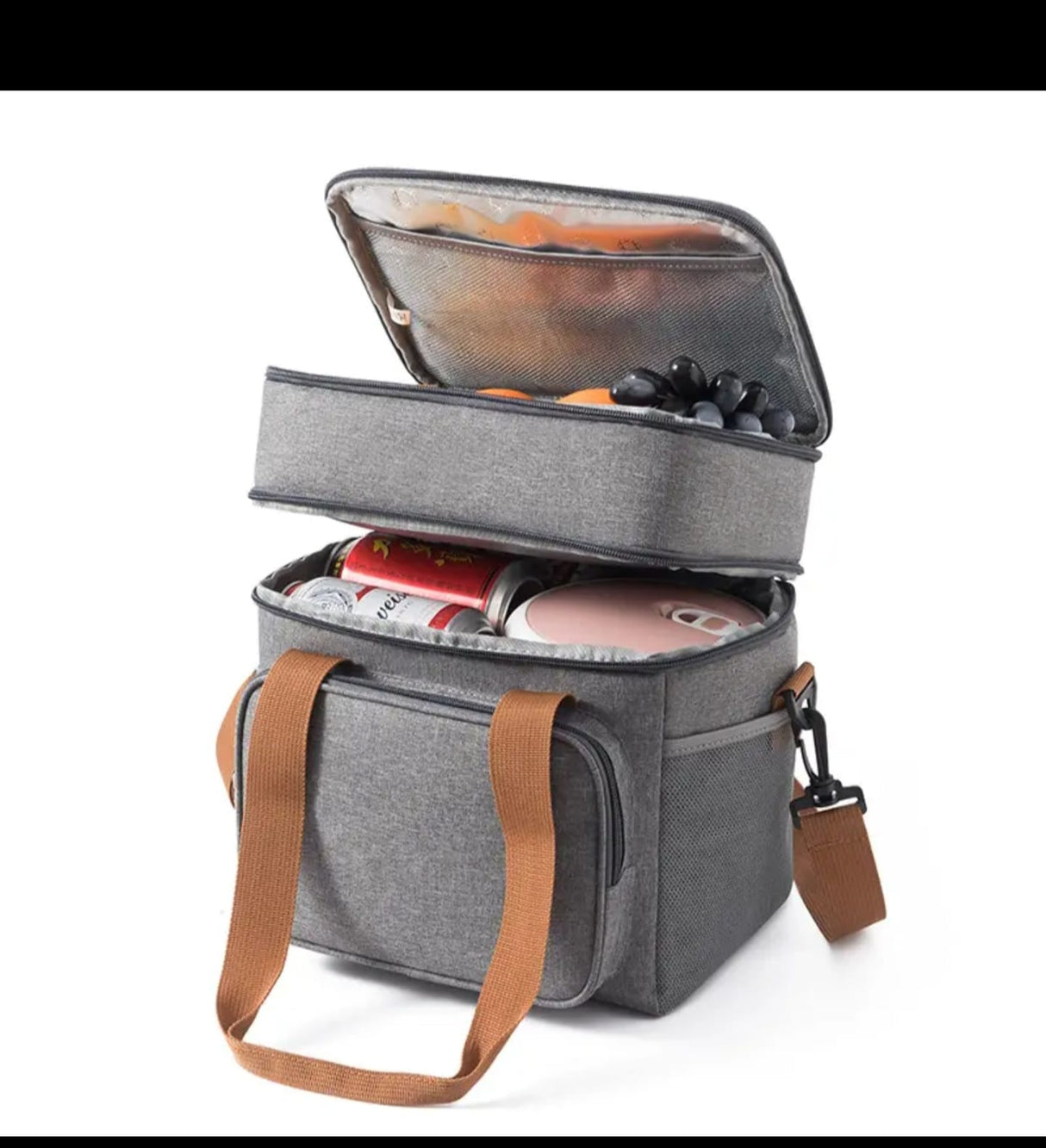 Large Capacity Insulated Lunch Box Handbag with Aluminum Foil | Waterproof Thermal Food Bag – Thickened Cooler Tote for Office, School, Travel & Picnics