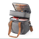 Family Lunch Set: 2 Litre Food Flask with 3 Bowls and Large Insulated Lunch Handbag
