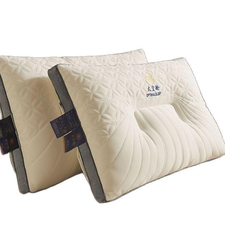 Cervical Pillow Memory Foam Neck Support Pillow with Natural Rubber Core – Ergonomic Single Bed Pillow for Side & Back Sleepers | Pain Relief