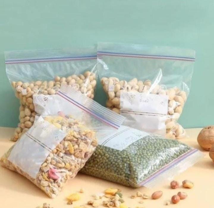 Reusable Silicone Ziplock Fridge Bags for Food Storage