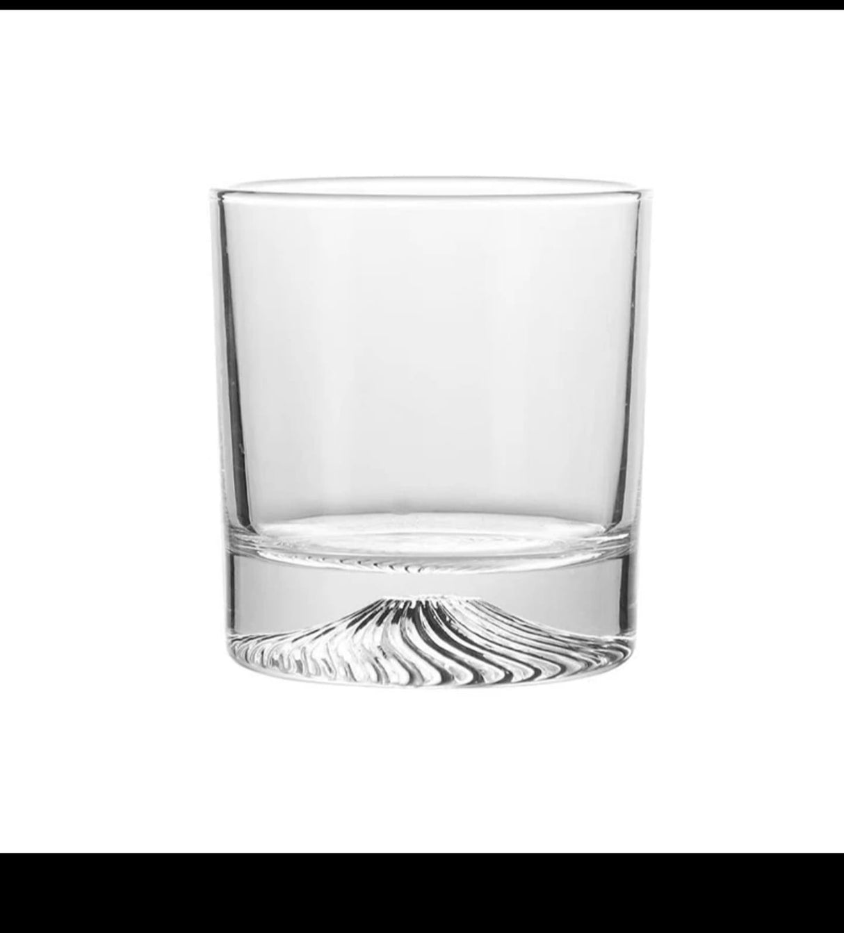 Threaded Heavy Base Crystal Whiskey Glass Set (300ml, 6pcs) – Heat Resistant