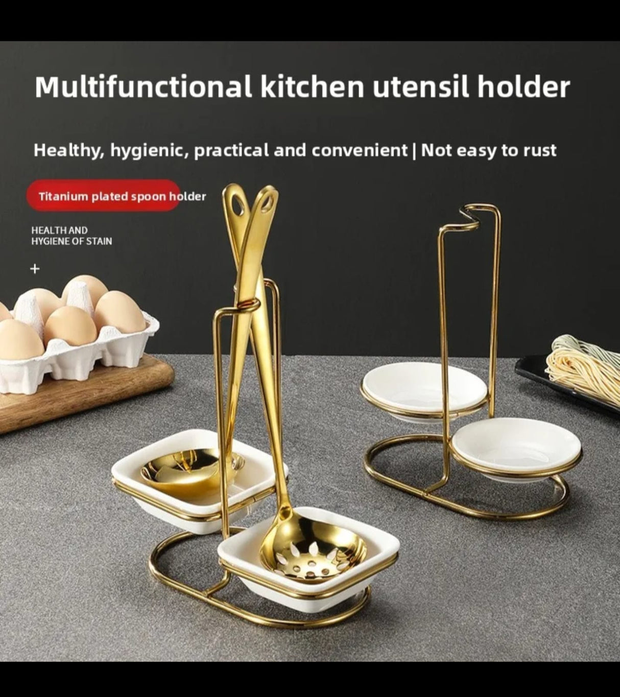 Multi-Functional Serving Spoon & Ladle Holder